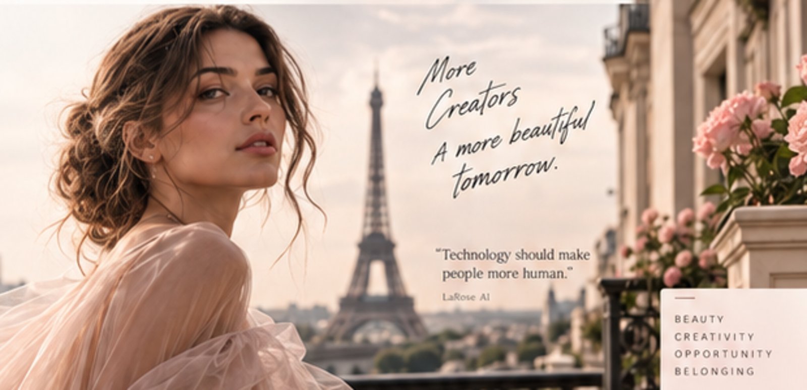 LaRose AI — creative direction in Paris