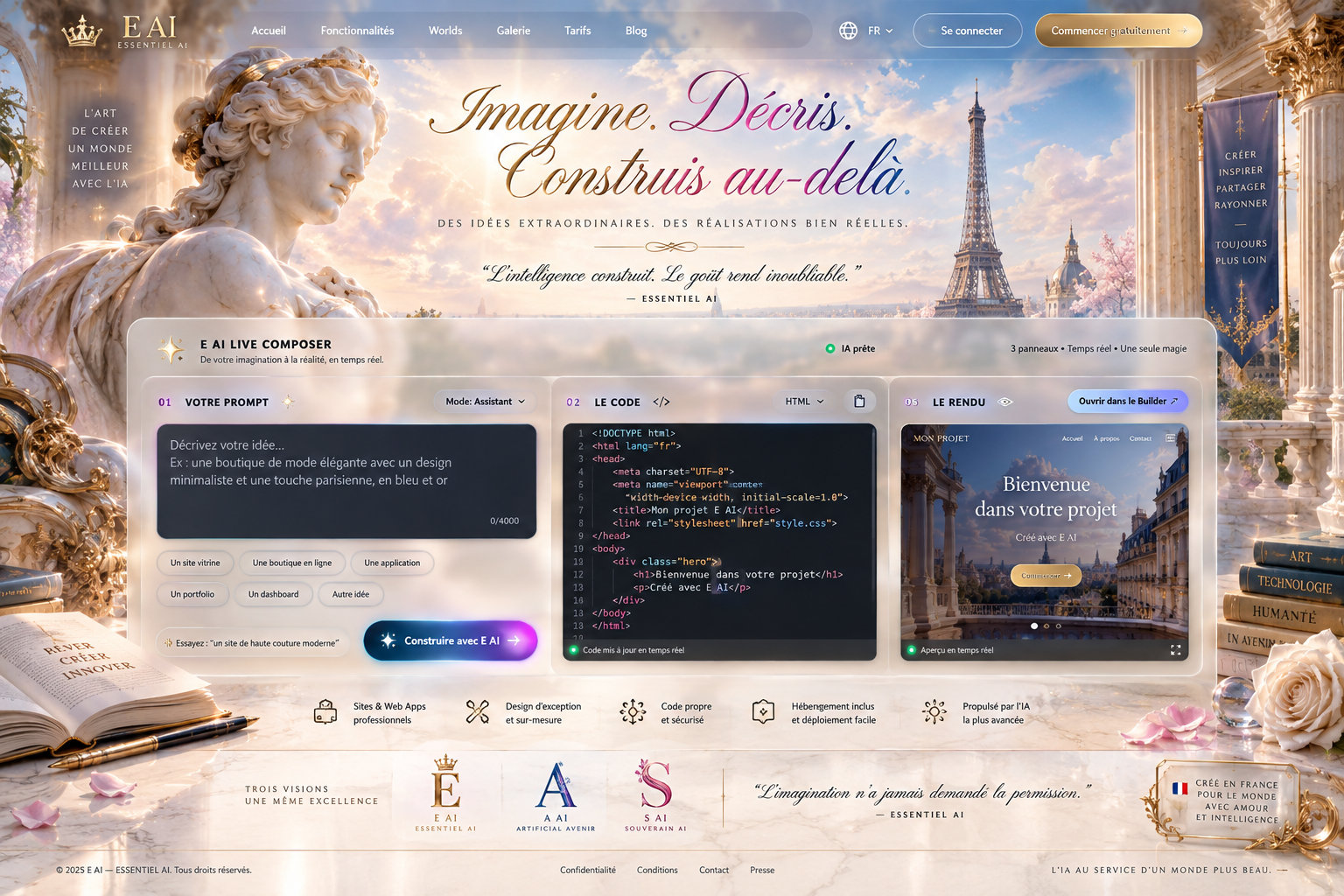 Concept de direction artistique LaRose Studio